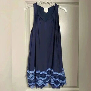 Anthropologie Maeve Fringe Sleeveless Dress - Size 4P